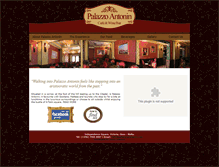 Tablet Screenshot of palazzoantonin.com